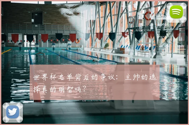 世界杯名单背后的争议：主帅的选择真的明智吗？